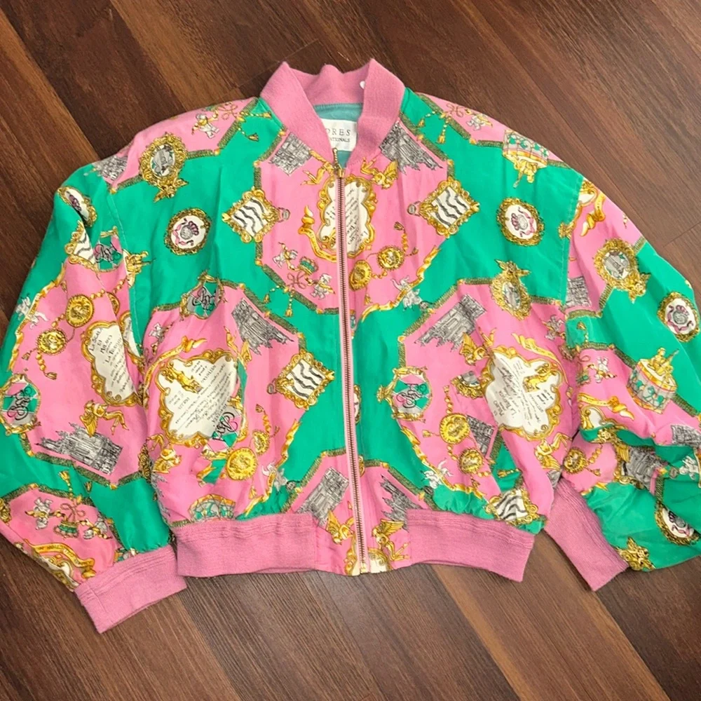 Andres New Traditionals Silk Full Zip Lightweight Jacket - Picture 3 of 12